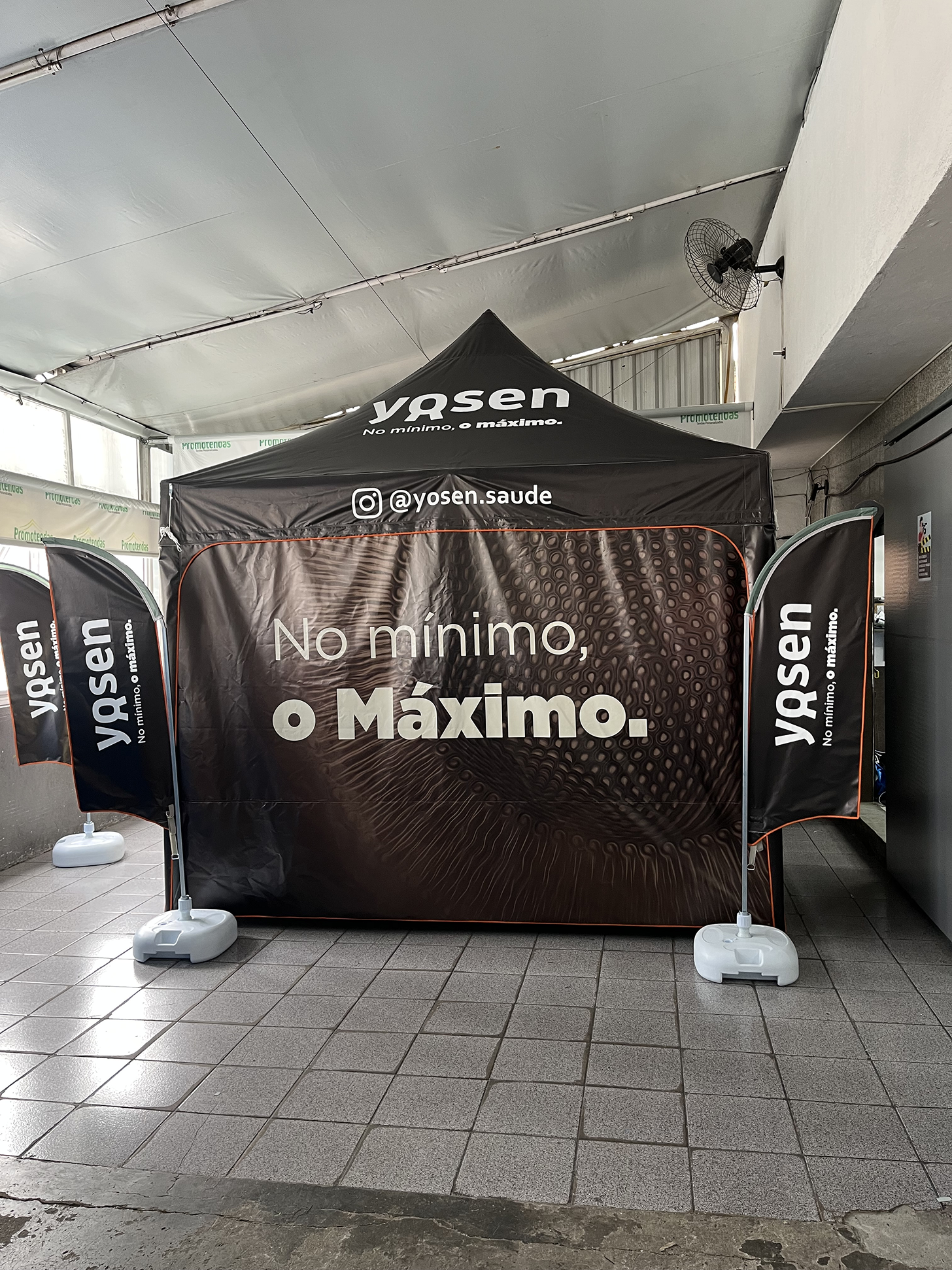Wing banner em lona